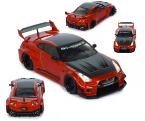 IXOMOC313 - Voiture de 2019 couleur rouge et noire - NISSAN 35GT-RR Lb-Silhouette Works