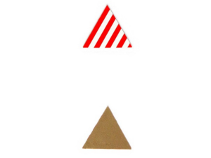 PMAA-208 - Panneau triangulaire 1.9 x 1.65 cm