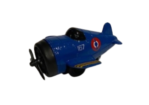 NEW01277A - Avion à friction de couleur bleu et jaune