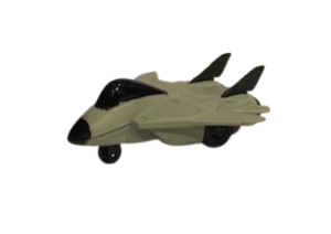 NEW01277C - Avion de chasse à friction de couleur gris
