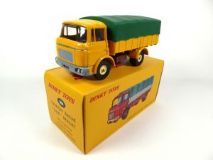DIN584 - Camion porteur bâché de couleur vert et jaune – BERLIET GAK 4x2
