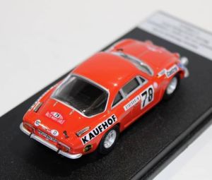 TRORRFR63 - Voiture du rallye de Monte Carlo 1975 pilotée par Friedrich VON DER LEYEN - Limitée à 150 pièces - RENAULT-ALPINE A110 #78