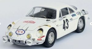TRORRFR79 - Voiture du rallye de Monte Carlo 1972 pilotée par Christine DACREMONT - Limitée à 150 pièces - RENAULT-ALPINE A110 #43