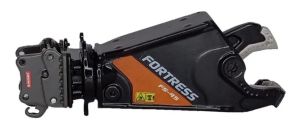 GF118-1-B - Accessoire pour pelle de 40T - Cisaille à ferraille FORTRESS FS45-R de couleur noir