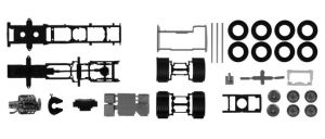 HER084796 - Châssis de camion solo - Scania CS/CR 6x2 à monter soi même