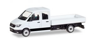 HER013215 - Camion Benne - Man TGE de couleur blanc à monter soi même