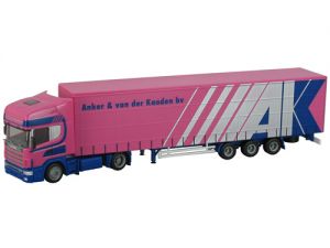 HER1470 - Camion remorque Scania 144 aux couleurs du transporteur ANKER & VAN KAADEN