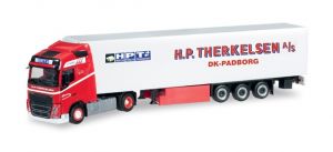 HER304559 - Camion Volvo FH GL avec remorque frigorifique aux couleurs du transporteur H.P. THERKELSEN