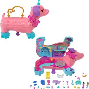 MATHKV52 - Figurines et accessoires Polly Pocket – La fête du chiot