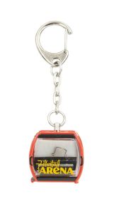 JC80815 - Porte-Clés télécabine de couleur rouge - Station Zilletral - OMEGA V
