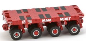 IMC32-0043 - MAMMOET SPMT 4 Essieux de couleur Rouge