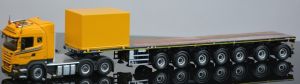 IMC32-0017 - Camion 6x4 SCANIA R-Streamline Hightline aux couleurs BOEKESTIJN et remorque 7 essieux