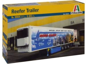ITA3904 - Semi  frigorifique Carrier aux couleurs transport Nord Cargo en kit à peindre et à assembler peintures et colle non incluses