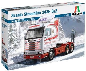 ITA3944 - Camion 6x2 solo SCANIA 143H Streamline en kit à peindre et à assembler peintures et colle non incluses