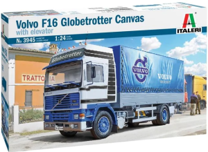 Camion 4x2 porteur VOLVO F16 Globetrotter Intercooler en kit à peindre et à assembler peintures et colle non incluses