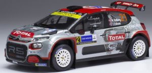 Voiture du rallye d'Estonie de 2020 CITROEN C3 R5 n°21 équipage M.Ostberg-T.Eriksen