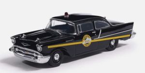 IXO-IA64015 - Voiture sous blister de 1957 - Police du Kentucky - CHEVROLET One-Fity