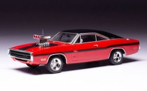 IXOCLC475N.22 - Voiture de 1970 couleur rouge - DODGE CHARGER R/T