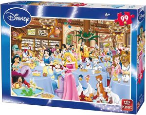 KING05178A - Puzzle Le gouter des personnages DISNEY 99 Pièces