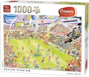 KING05546 - Puzzle Stade de foot 1000 Pièces