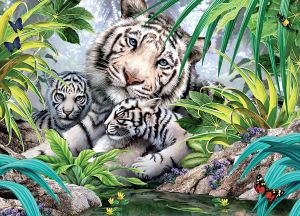 KING5486 - Puzzle des Tigres de Sibérie 1000 Pièces
