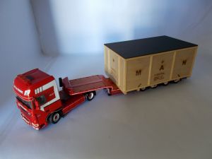 LAD002 - Caisse de transport de marchandises en bois MAN 150mm de long