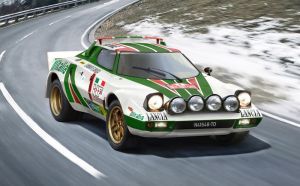 ITA3654 - Voiture sportive LANCIA Stratos HF en kit à peindre et à assembler peintures et colle non incluses
