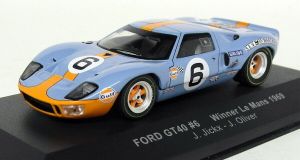 IXOLM1969 - Voiture des 24h du Mans 1969 N°6 – Gagnant - FORD GT40  team GULF