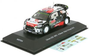 Voiture du rallye du portugal de 2015 CITROEN DS3 WRC N°3 équipage  K.Meeke-P.Nagle éditée à 500 pièces
