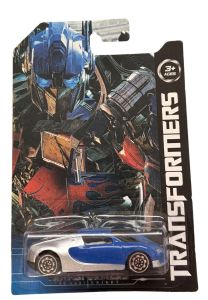 MAG64BUGATTI - Voiture TRANSFORMERS - BUGATTI Veyron de couleurs bleue et grise