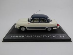 MAGCSPADYNAGRAND - Voiture de 1958 couleur blanche et bleu – PANHARD dyna grand Standing