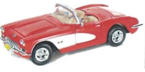 MMX73216ROUGE - Cabriolet de 1959 de couleur rouge - CHEVROLET Corvette