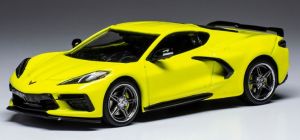 IXOMOC315 - Voiture de 2020 couleur jaune - CHEVROLET Corvette CS