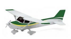 NEW20663 - Avion de couleur Blanc, Vert et Jaune avec roue - CESSNA 172 Shyhawk