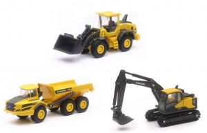 NEW32095 - Pelle VOLVO EC140E, Chargeuse VOLVO L60H, Tombereau VOLVO A25G