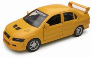 NEW50433BB - Voiture sportive MITSUBISHI Lancer Evolution VII couleur jaune