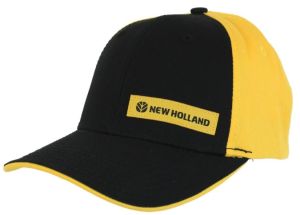 CASNH2188 - Casquette de couleur jaune et noire NEW HOLLAND