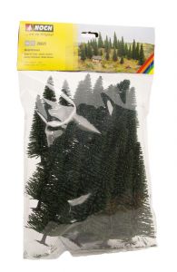 NOC26820 - Ensemble en sachet de 25 sapins hauteurs 5-14 cm