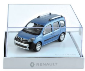 NOREV85152 - Voiture familiale RENAULT Kangoo 2 de 2013 de couleur bleue métallisée version boite constructeur