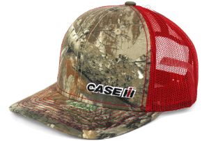 OBT174 - Casquette de couleur camouflage arrière en maille rouge – CASE IH