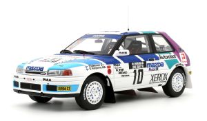OT1099 - Voiture des 1000 Lakes rally 1991 pilotée par Tommi MAKINEN - MAZDA 323 GTX GR.A #10