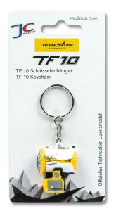 JC80420 - Porte-clés de couleur jaune et blanc - Canon à neige TF10