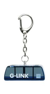 JC80913 - Porte-Clés télécabine de couleur noire - Station G-Link