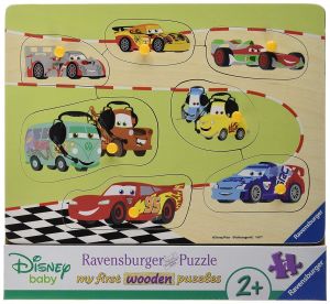 RAV036868 - Puzzle Bois 9 Pièces Disney Babies Dimensions : 24x21 cm - CARS et ses amis