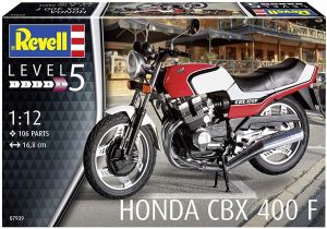 REV07939 - Moto routière HONDA CBX 400 F en kit à peindre et à assembler peinture et colle non incluses