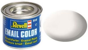 REV32105 - Pot de peinture émail de 14ml couleur blanc mat