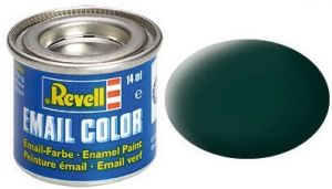 Pot de peinture émail de 14ml couleur noir vert mat