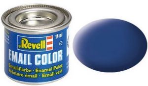 REV32156 - Pot de peinture émail de 14ml couleur bleu mat