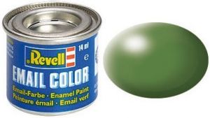 REV32360 - Pot de peinture émail de 14ml couleur vert fougère satiné