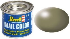 REV32362 - Pot de peinture émail de 14ml couleur gris vert satiné